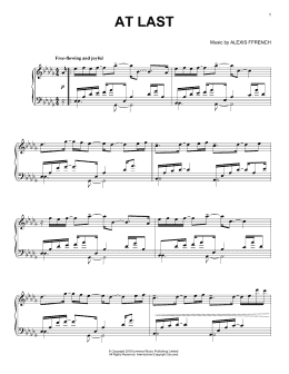 page one of At Last (Piano Solo)