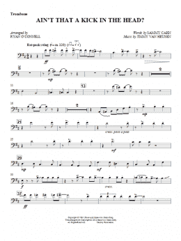 page one of Ain't That A Kick In The Head? - Trombone (Choir Instrumental Pak)