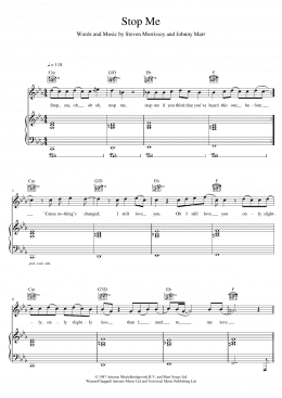 page one of Stop Me (featuring Daniel Merriweather) (Piano, Vocal & Guitar Chords (Right-Hand Melody))