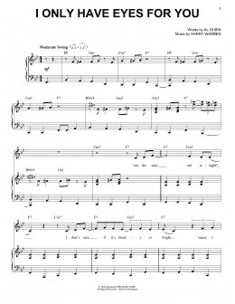 page one of I Only Have Eyes For You (Piano & Vocal)