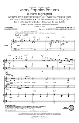 page one of Mary Poppins Returns (Choral Highlights) (arr. Roger Emerson) (SATB Choir)