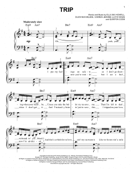 page one of Trip (Easy Piano)