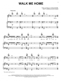 page one of Walk Me Home (Piano, Vocal & Guitar Chords (Right-Hand Melody))