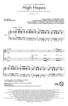 page one of High Hopes (arr. Roger Emerson) (SATB Choir)