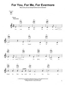 page one of For You, For Me For Evermore (Ukulele)