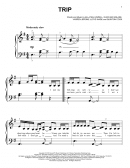page one of Trip (Big Note Piano)