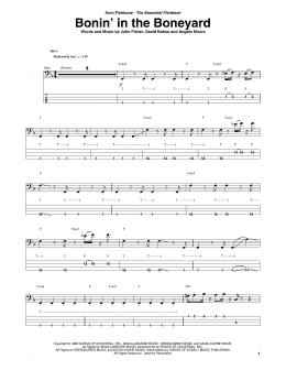 page one of Bonin' In The Boneyard (Bass Guitar Tab)