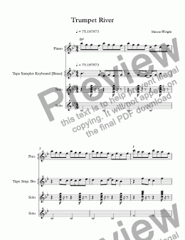 page one of Trumpet River