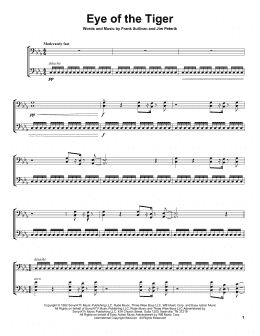 page one of Eye Of The Tiger (Cello Duet)