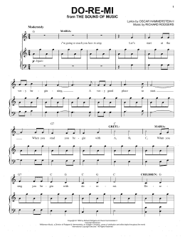 page one of Do-Re-Mi (from The Sound of Music) (Piano & Vocal)