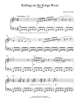 page one of Rafting On The Kings River (Educational Piano)