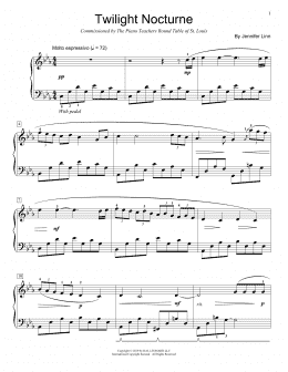 page one of Twilight Nocturne (Educational Piano)