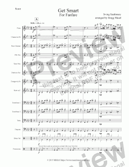 page one of Get Smart - Score