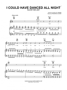 page one of I Could Have Danced All Night (Vocal Pro + Piano/Guitar)