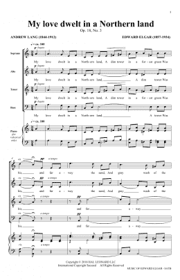 page one of My Love Dwelt (arr. Philip Lawson) (SATB Choir)