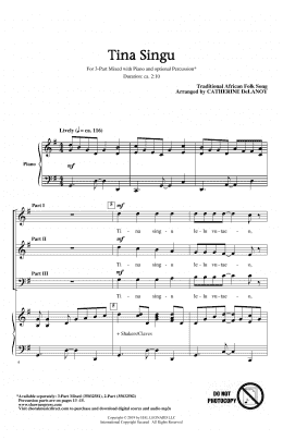 page one of Tina Singu (3-Part Mixed Choir)