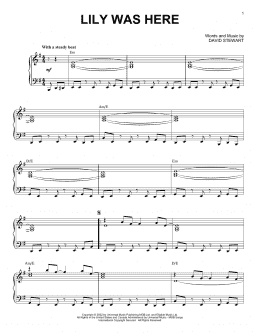 page one of Lily Was Here (feat. Candy Dulfer) (Piano Solo)