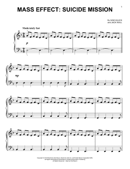 page one of Mass Effect: Suicide Mission (Easy Piano)