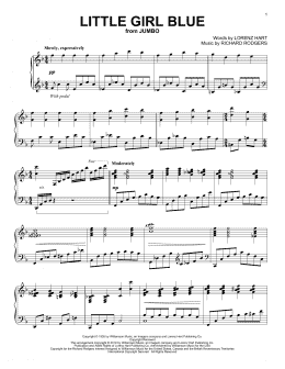 page one of Little Girl Blue (Piano Solo)