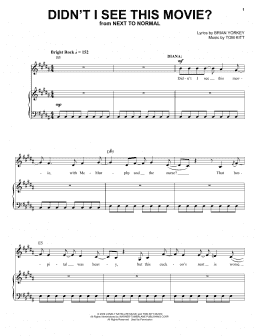 page one of Didn't I See This Movie? (from Next to Normal) (Piano & Vocal)
