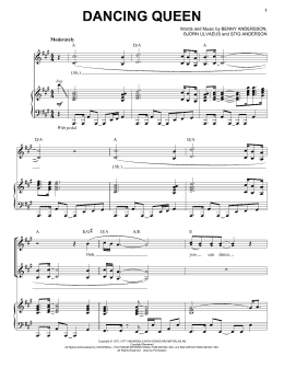 page one of Dancing Queen (Piano & Vocal)