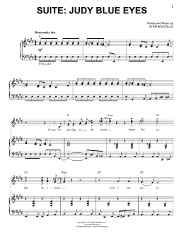 page one of Suite: Judy Blue Eyes (Piano & Vocal)