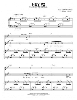page one of Hey #2 (from Next to Normal) (Piano & Vocal)