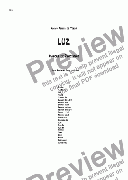 page one of LUZ