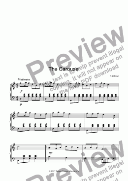 page one of The Carousel