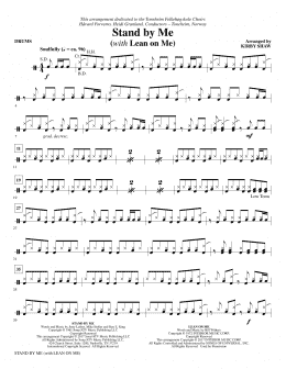 page one of Stand By Me (with "Lean On Me") - Drums (Choir Instrumental Pak)