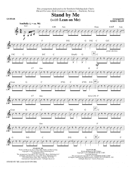 page one of Stand By Me (with "Lean On Me") - Guitar (Choir Instrumental Pak)