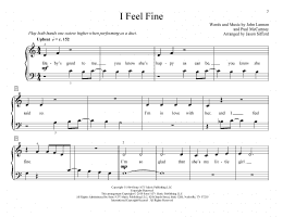 page one of I Feel Fine (arr. Jason Sifford) (Educational Piano)
