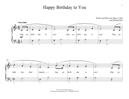 page one of Happy Birthday To You (arr. Christopher Hussey) (Educational Piano)