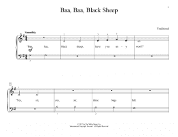 page one of Baa, Baa, Black Sheep (arr. Christopher Hussey) (Educational Piano)