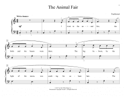 page one of The Animal Fair (arr. Christopher Hussey) (Educational Piano)
