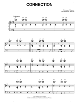 page one of Connection (Piano, Vocal & Guitar Chords (Right-Hand Melody))