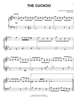 page one of Le Coucou (Easy Piano)