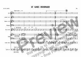 page one of St James Infirmary - Full Score