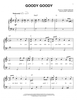 page one of Goody Goody (Easy Piano)