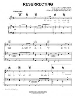 page one of Resurrecting (Piano, Vocal & Guitar Chords (Right-Hand Melody))