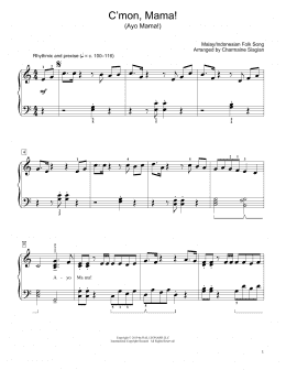page one of C'Mon, Mama! (Ayo Mama!) (arr. Charmaine Siagian) (Educational Piano)