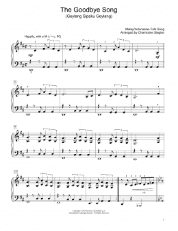 page one of The Goodbye Song (Geylang Sipaku Geylang) (arr. Charmaine Siagian) (Educational Piano)