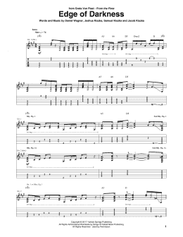 page one of Edge Of Darkness (Guitar Tab)