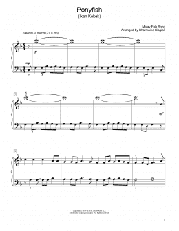 page one of Ponyfish (Ikan Kekek) (arr. Charmaine Siagian) (Educational Piano)