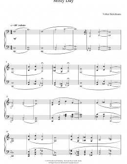 page one of Misty Day (Piano Solo)