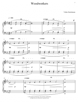page one of Woodworkers (Piano Solo)