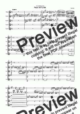 page one of Frolic for Flutes