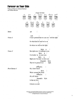 page one of Forever On Your Side (Guitar Chords/Lyrics)