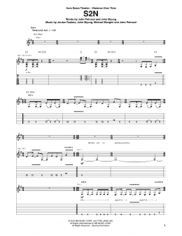 page one of S2N (Guitar Tab)
