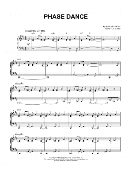 page one of Phase Dance (Piano Solo)